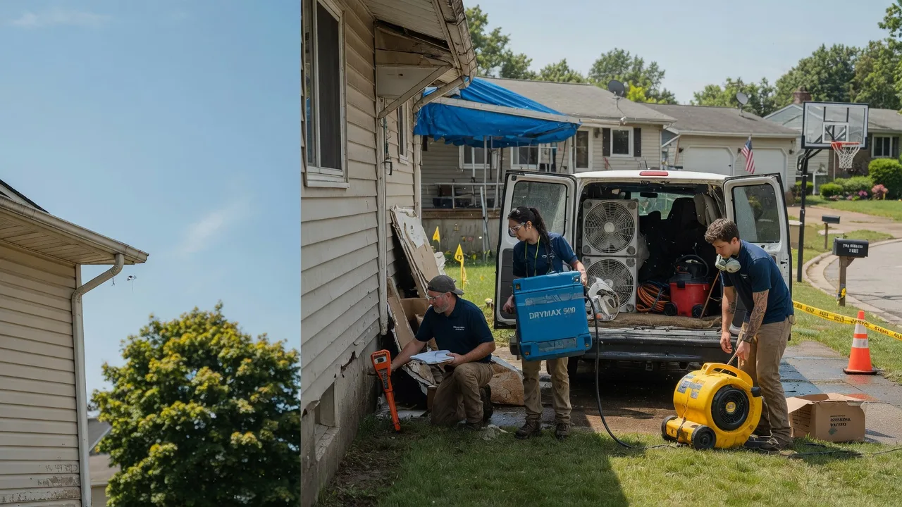 Ceiling Leak Cleanup in Ossian, IA near me