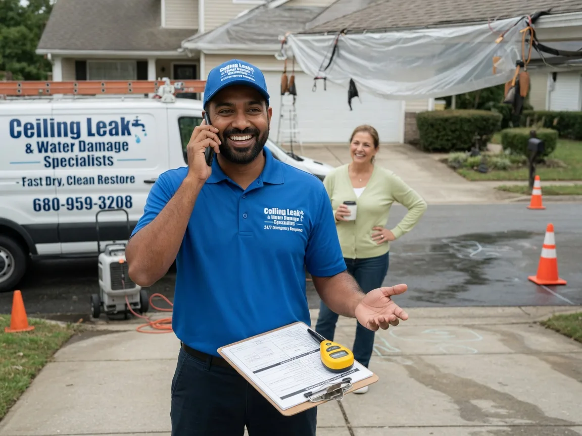 Ceiling Leak Cleanup Ossian, IA FAQs